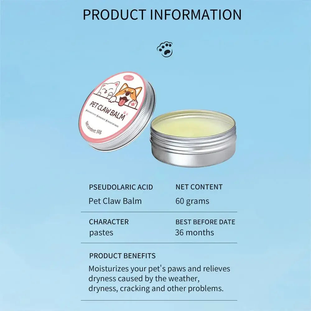 Bálsamo para patitas y nariz.